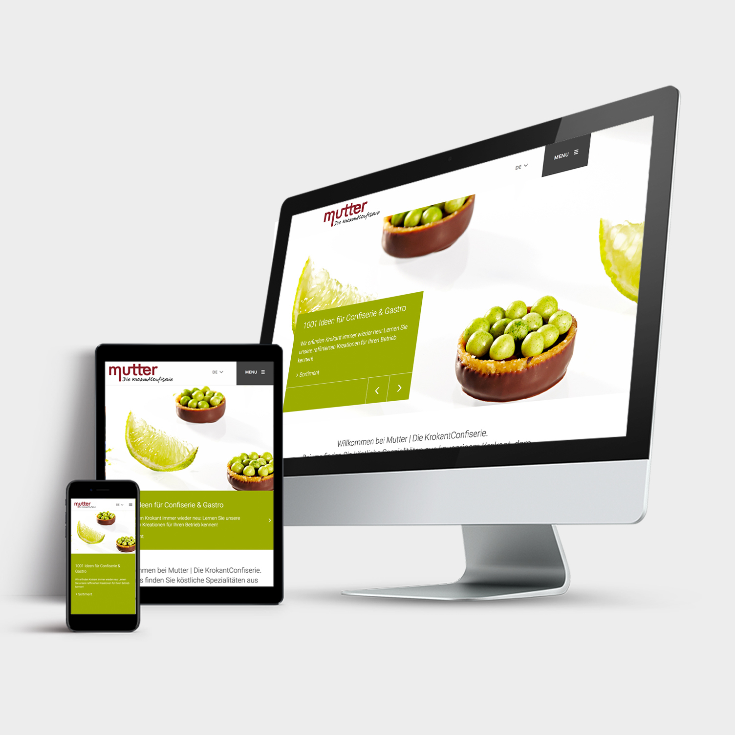 Krokantconfiserie webseite